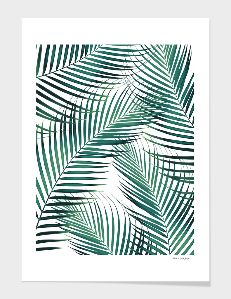 Palm Leaves - Green Cali Vibes #1 #tropical #decor #art