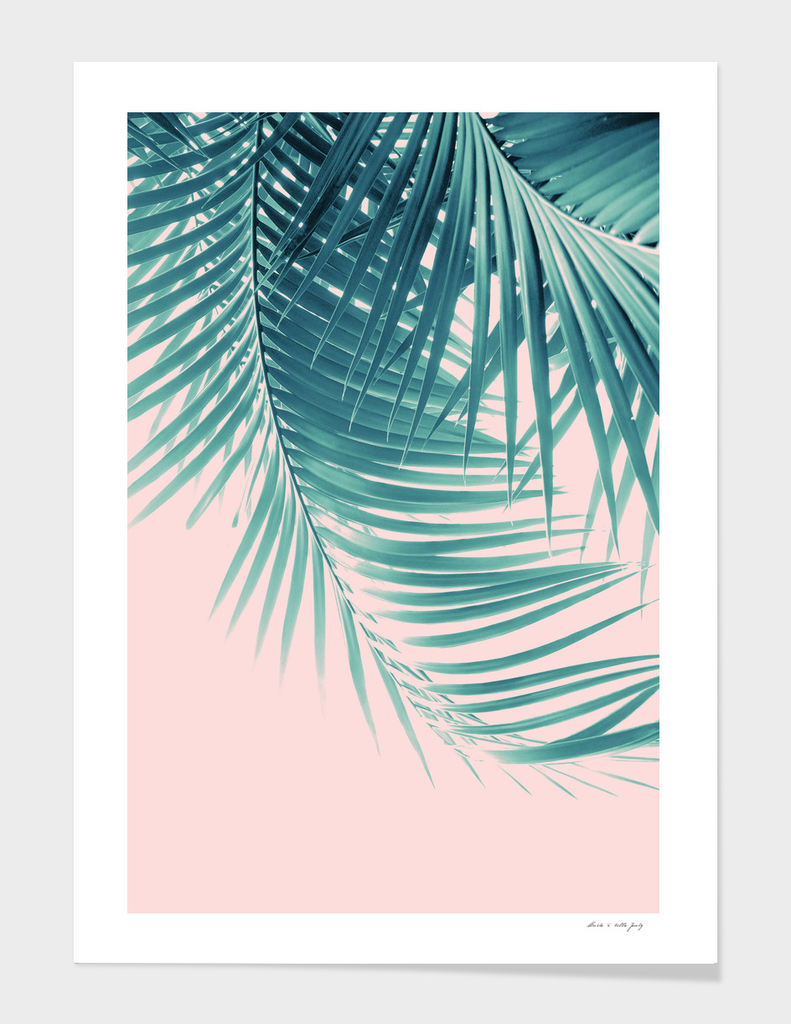 Palm Leaves Summer Vibes #11 #tropical #decor #art