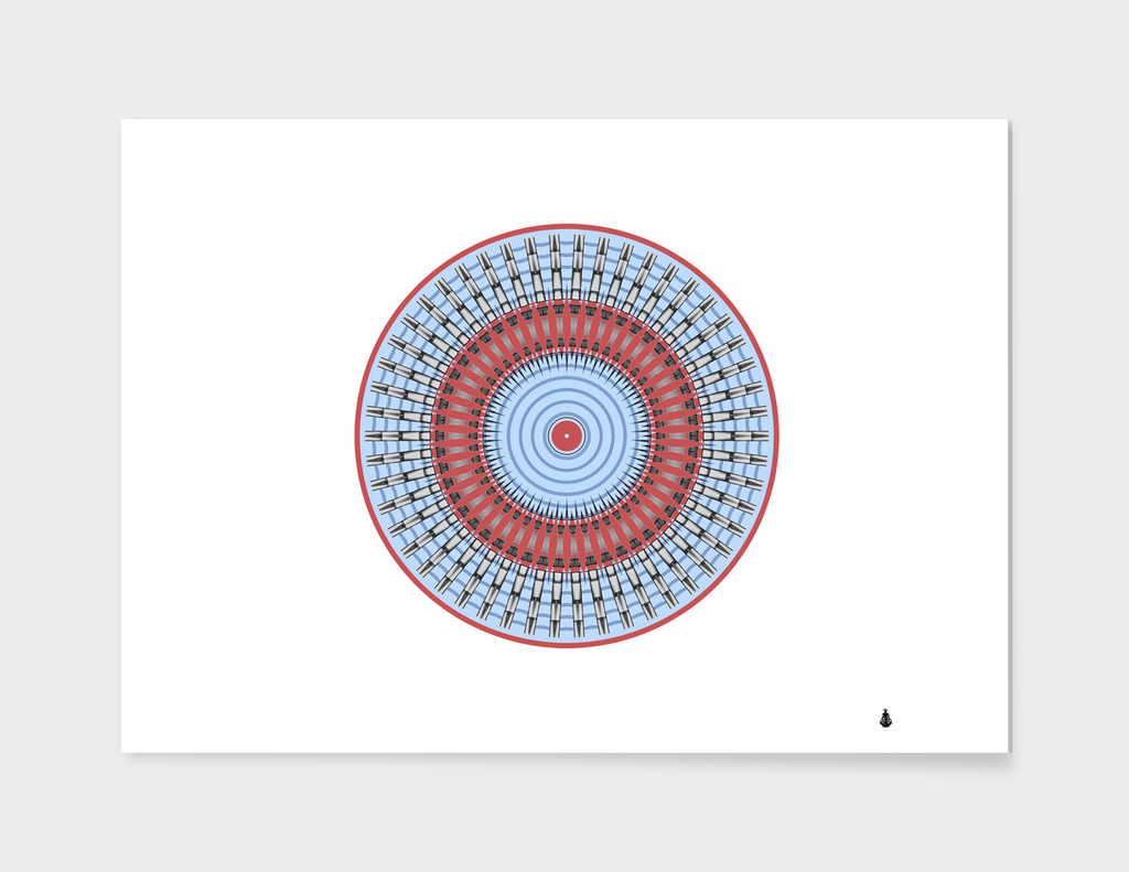 pattern design circular shape