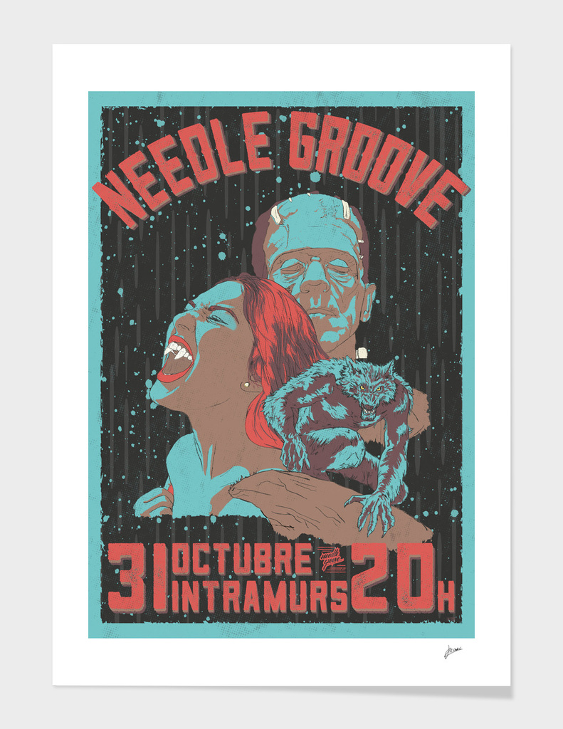 Needle Grove's Halloween Poster