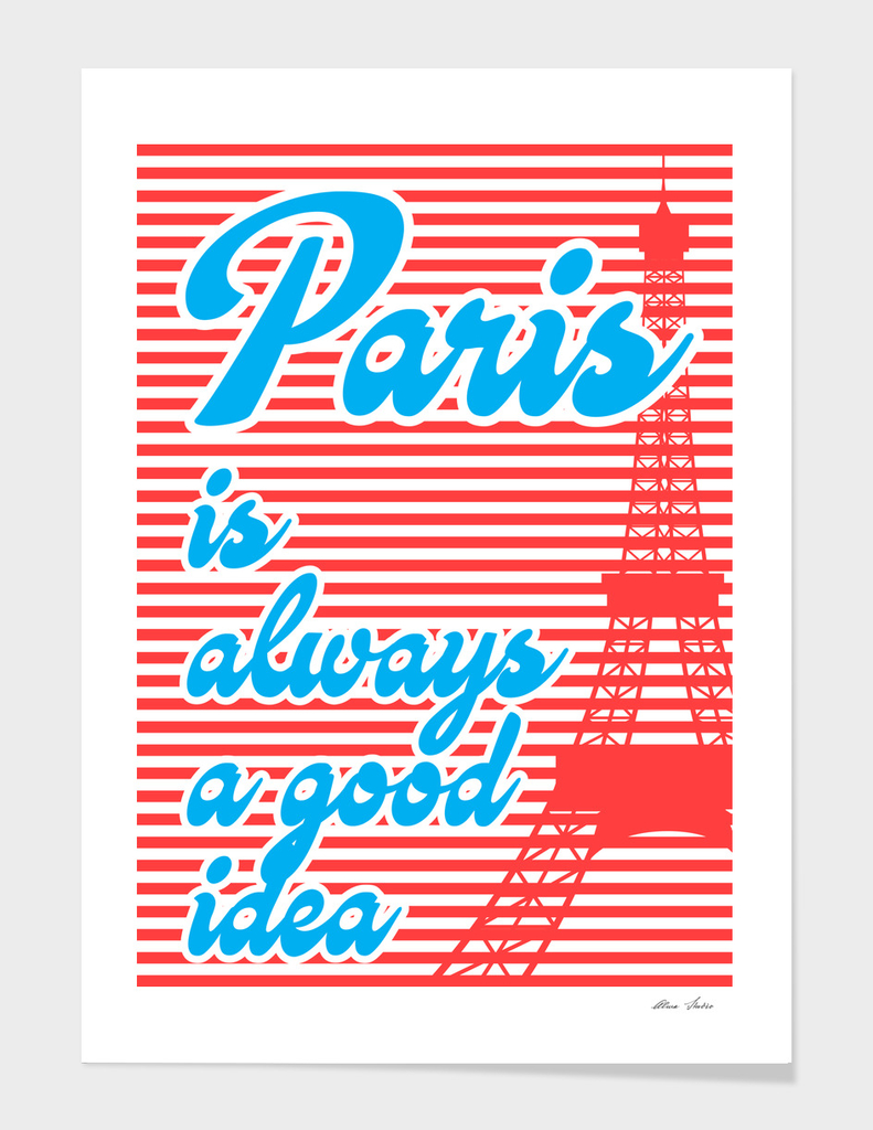 Paris Is Always A Good Idea, Playing With Stripes series,