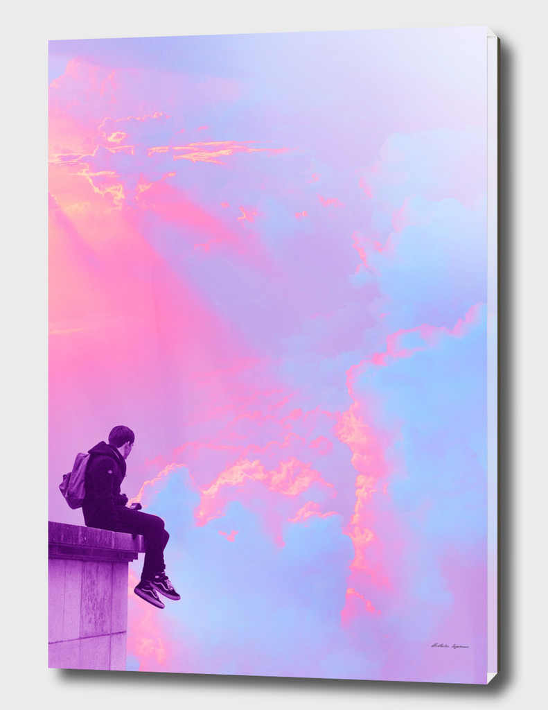 Head in the Candy Clouds» Acrylic Glass Print by Aesthetic