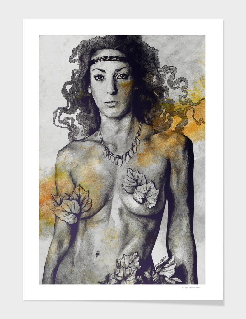 Colony Collapse Disorder: Gold (nude warrior woman)