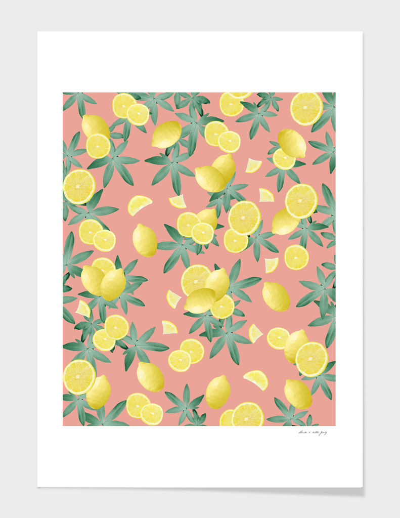 Lemon Twist Vibes #2 #tropical #fruit #decor #art