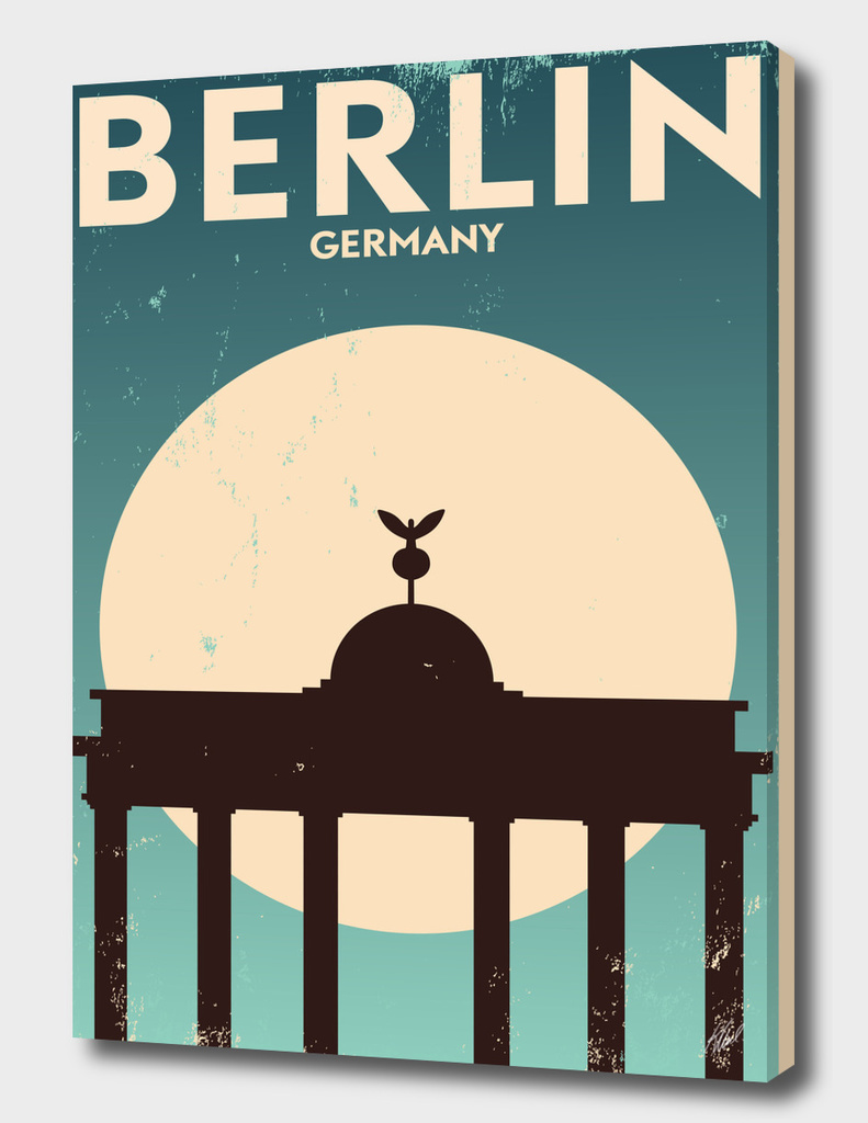 Retro Berlin Poster