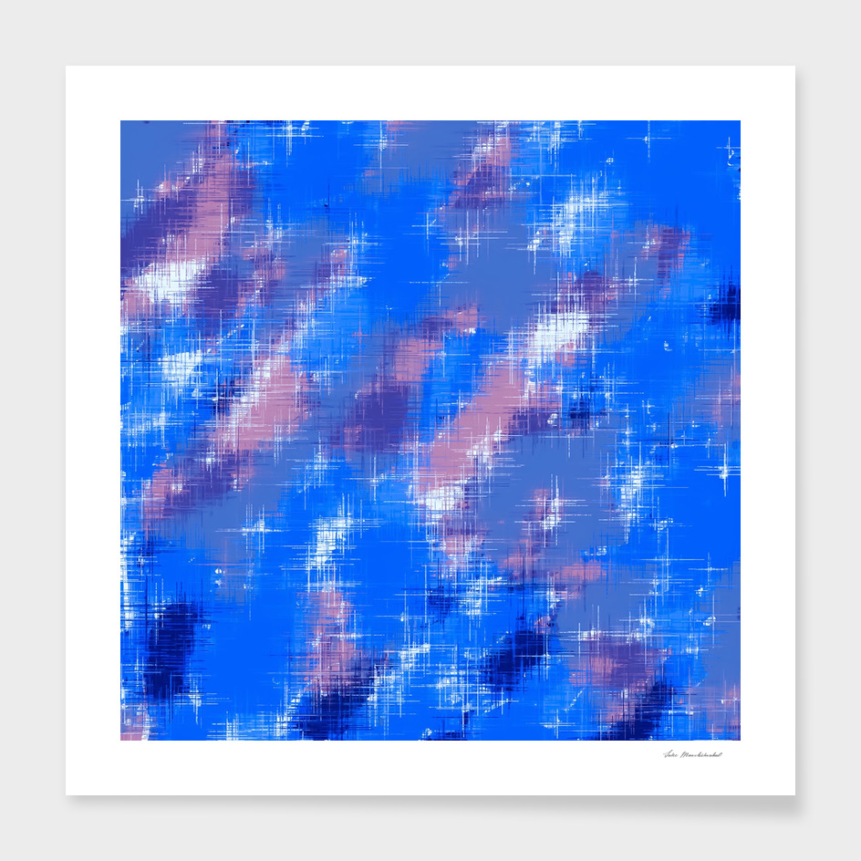 painting texture abstract background in blue pink