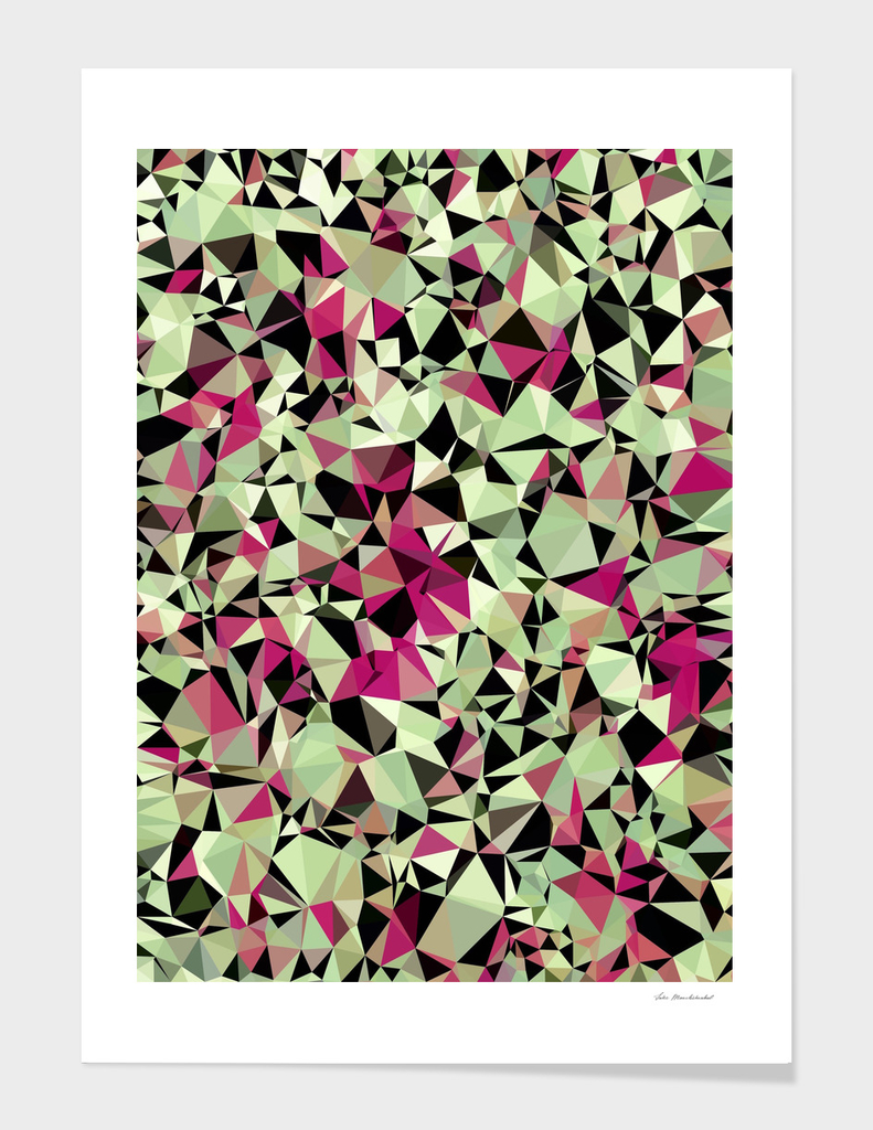 geometric triangle pattern abstract in pink