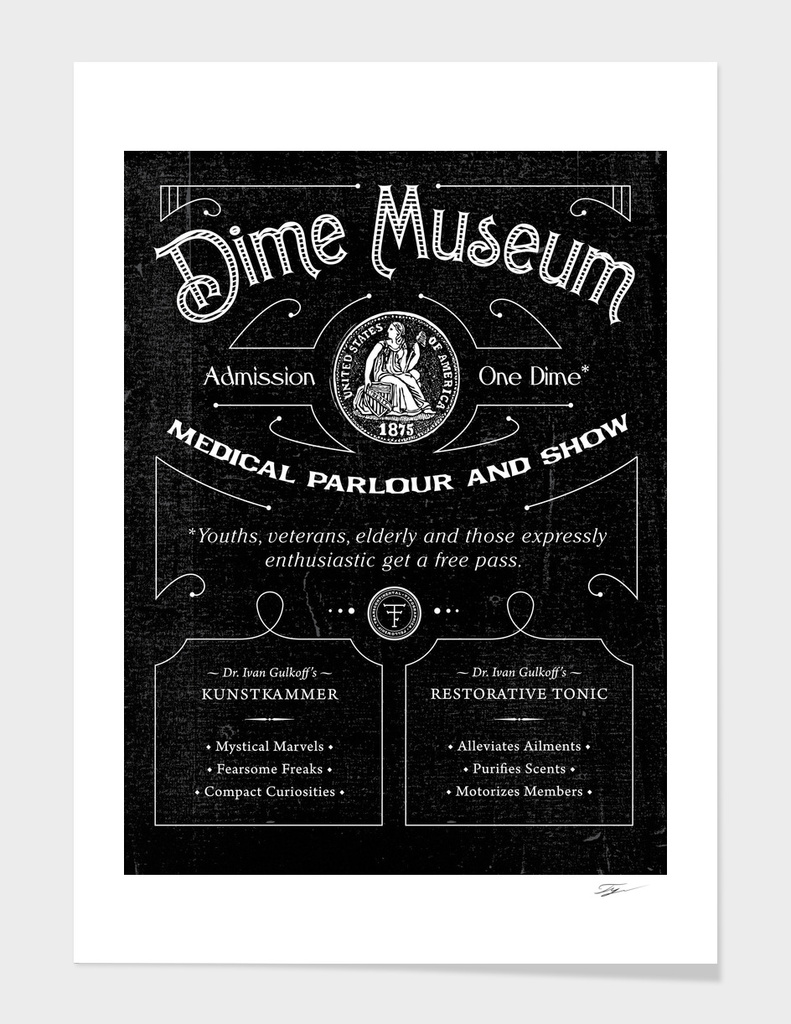Dime Museum Playbill