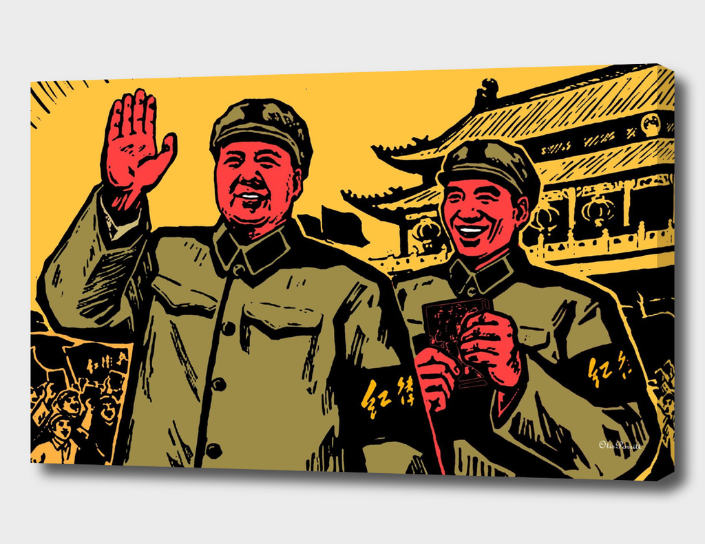 Chairman Mao receiving the Red Guards