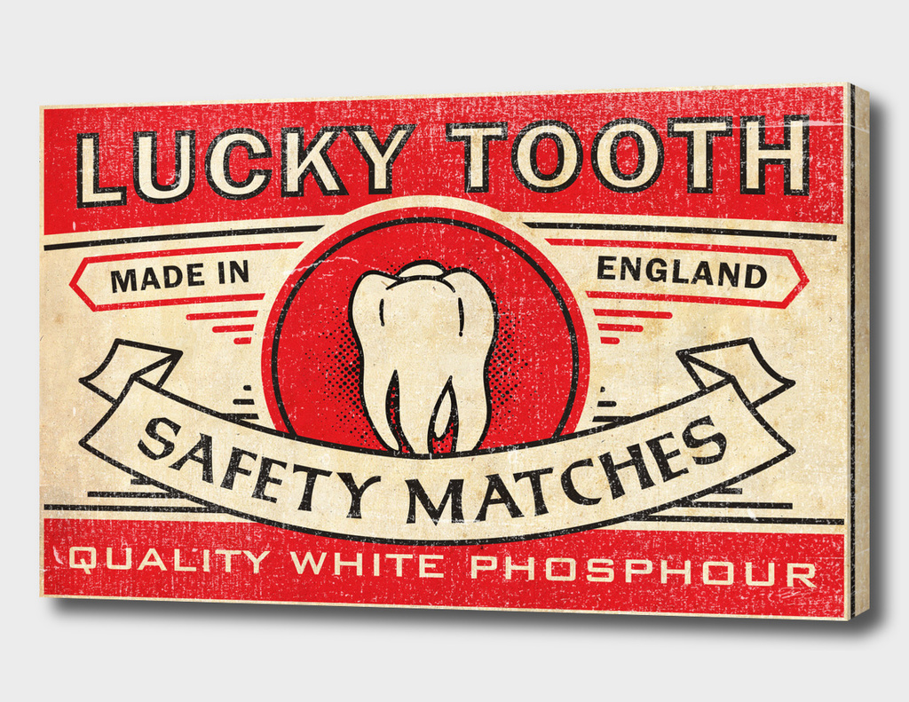 Lucky Tooth White Phosphour Matches