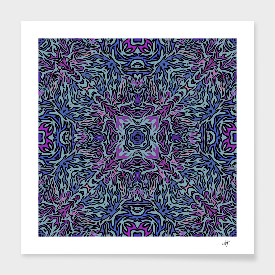 pattern fire purple repeating