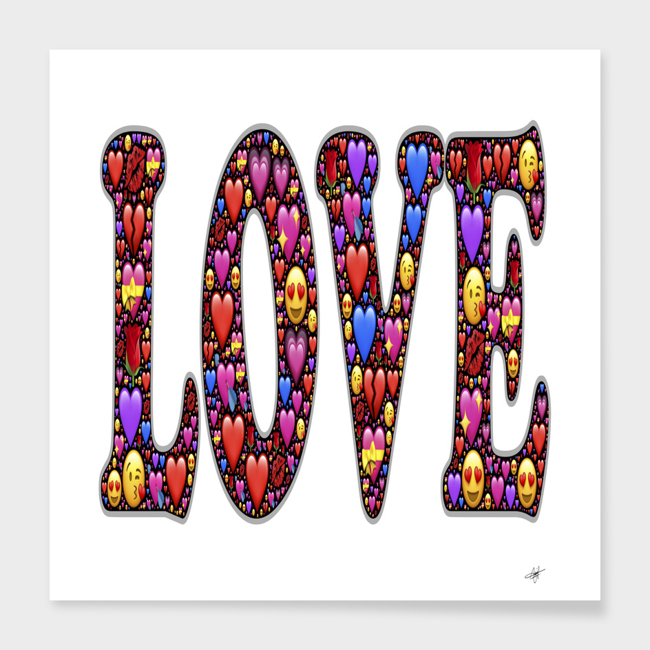 love emoji hearts valentine