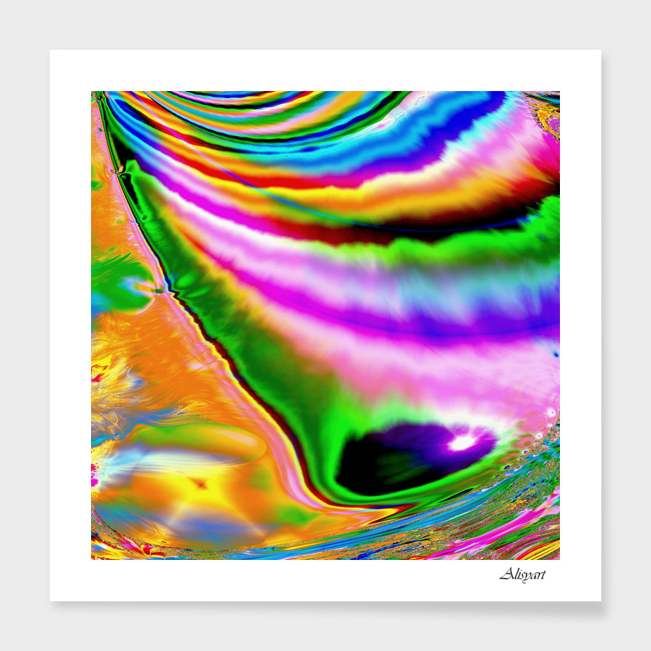 artwork digital art fractal colors