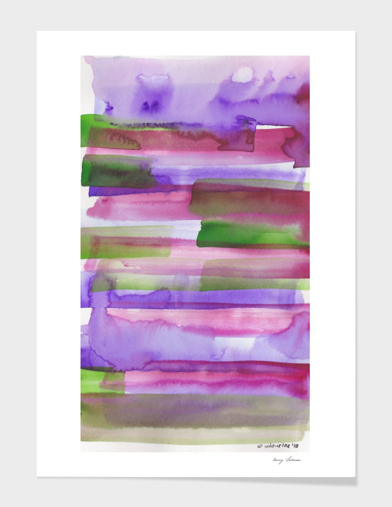 8 | 190603 |Rothko Inspo |Colour Study Watercolor Painting
