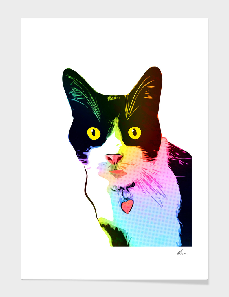 Monty the Cat | Pop Art