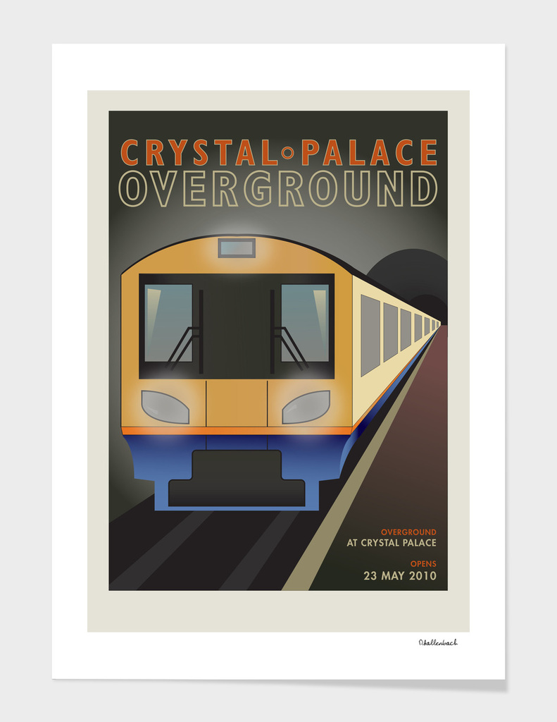 Crystal Palace Overground Train 2010