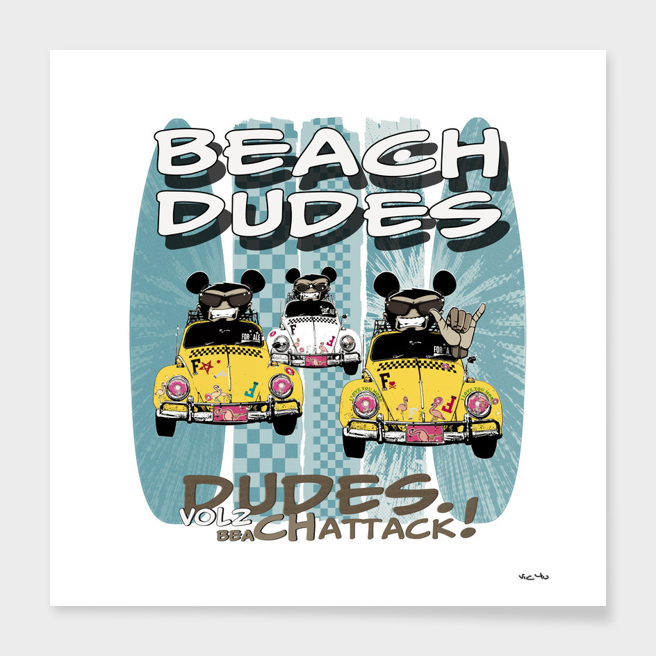 Beach Dudes Vol2 on white background