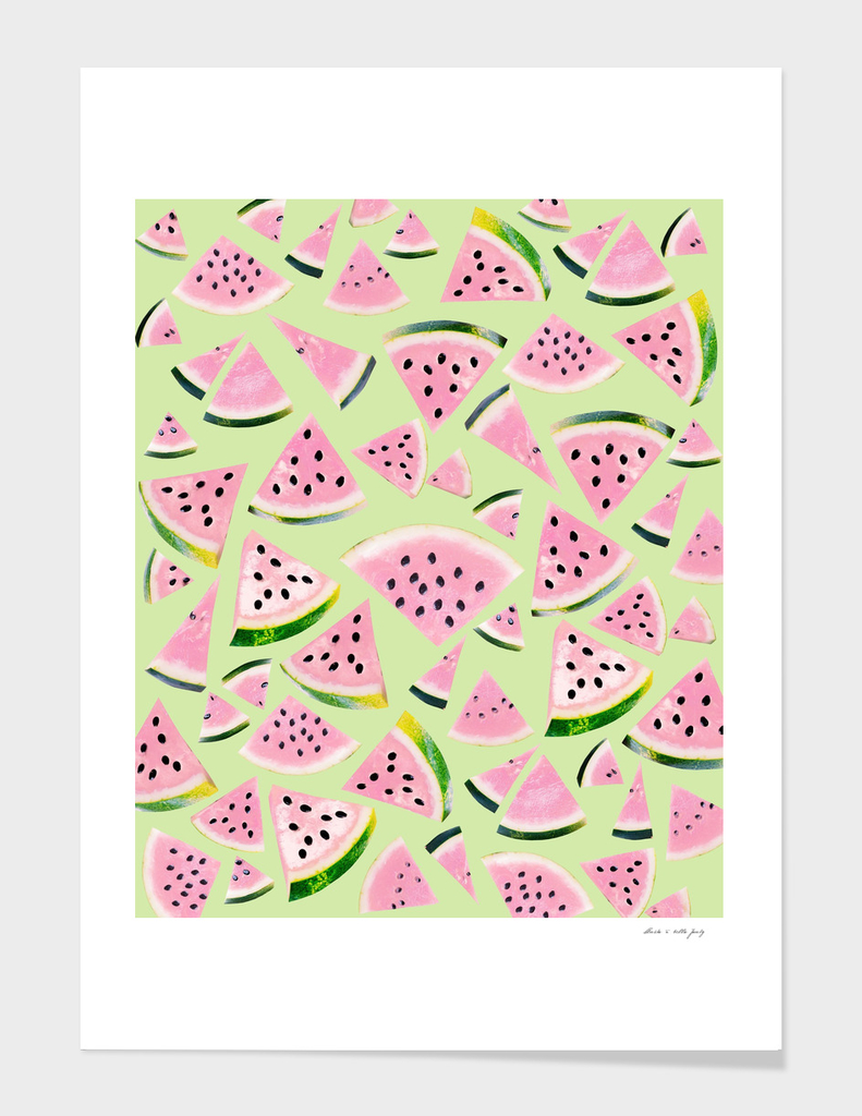 Watermelon Twist Vibes #1 #tropical #fruit #decor #art