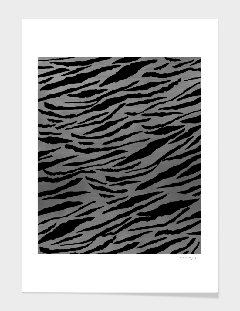 Tiger Animal Print Glam #4 #pattern #decor #art