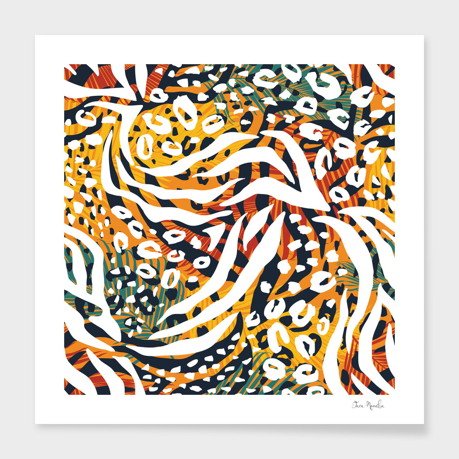 Modern abstract Animal Print
