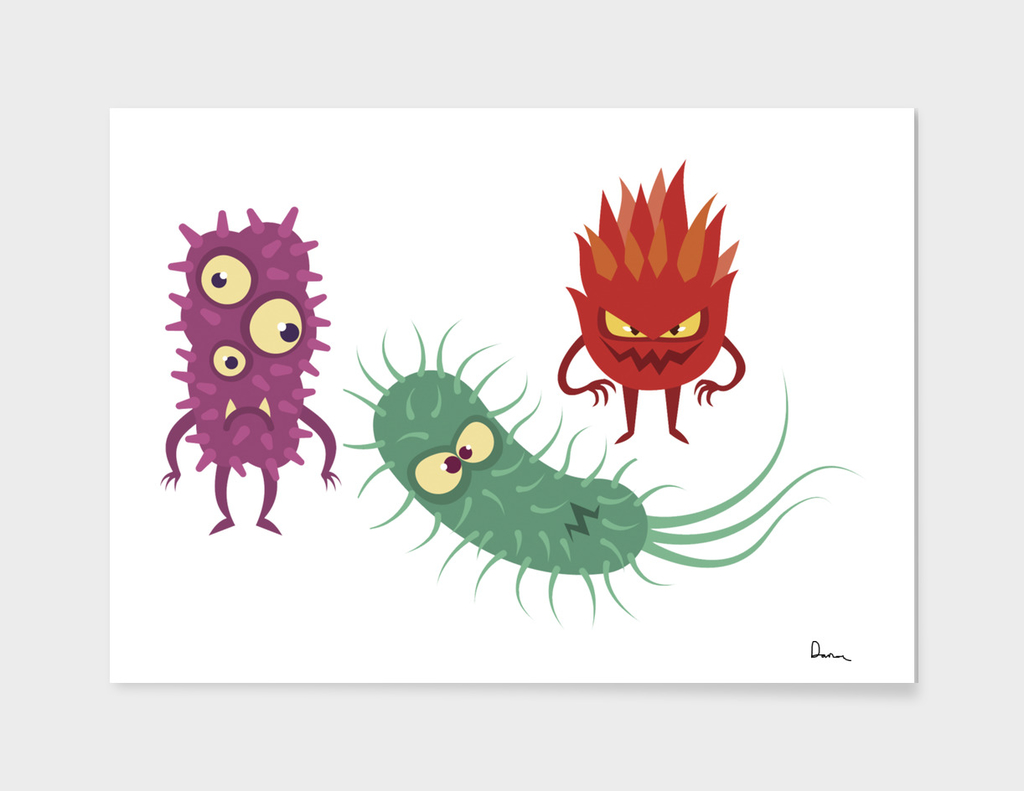 illustration bacteria clip art vector graphics