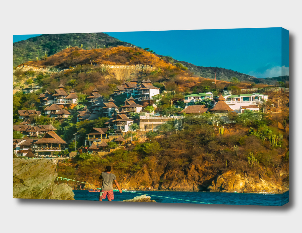 Taganga Town Landscape, Colombia