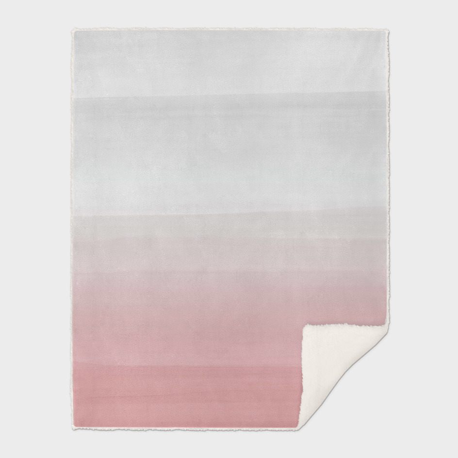 Touching Blush Gray Watercolor Abstract #3 #painting #decor
