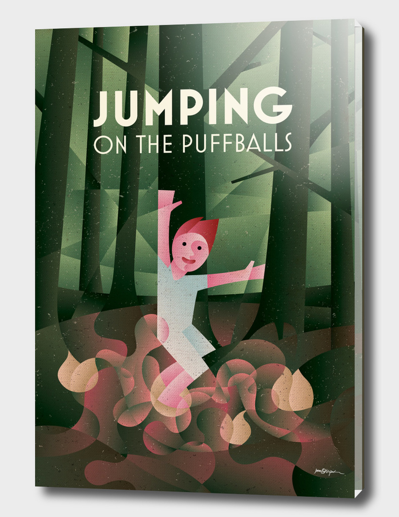 JUMPING ON THE PUFFBALLS