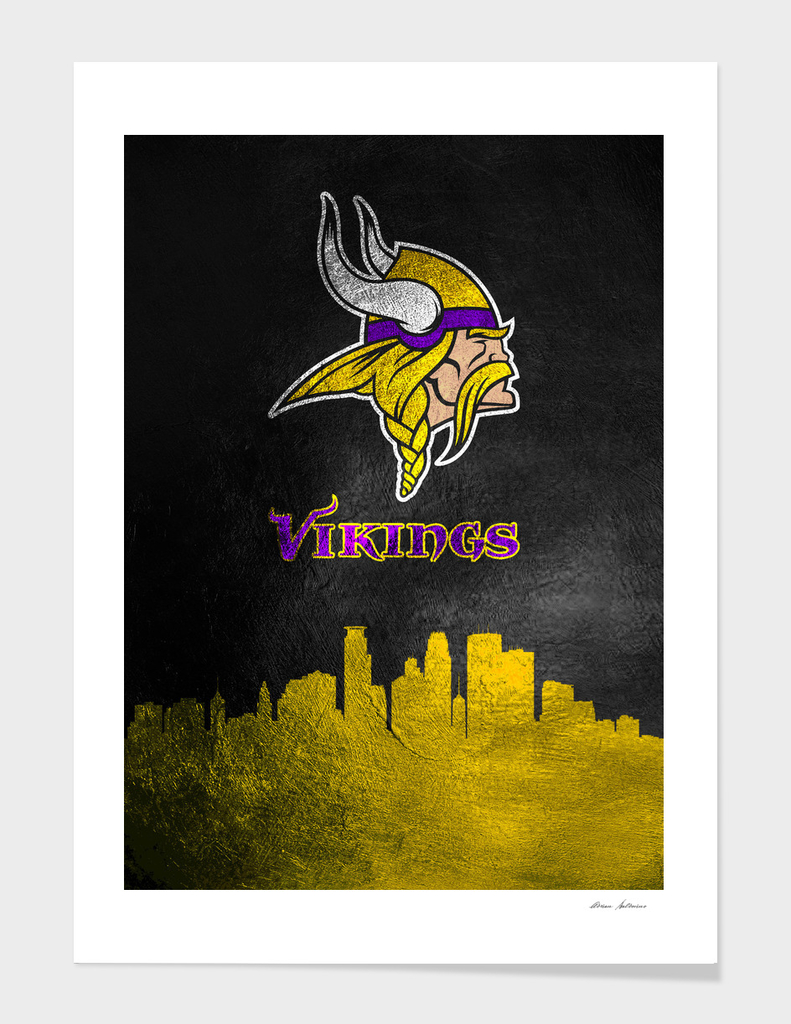 Minnesota Vikings Skyline