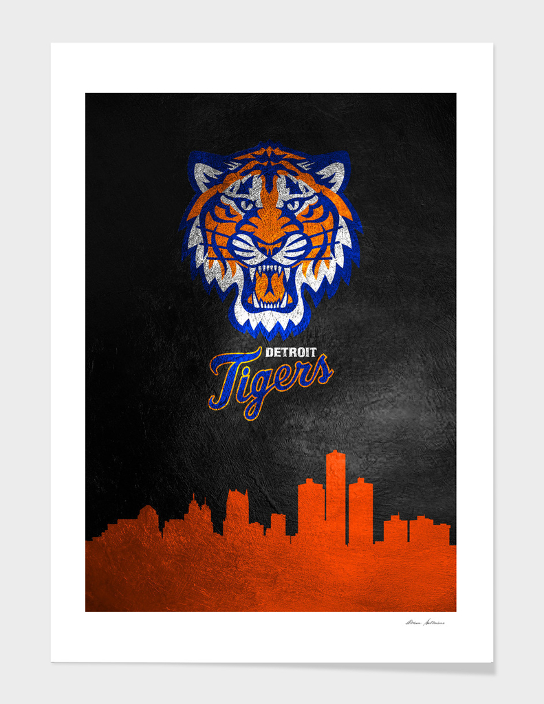 Detroit Tigers Skyline