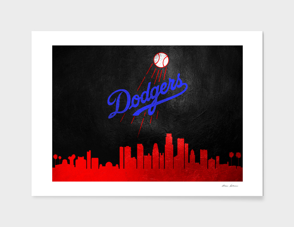 Los Angeles Dodgers Skyline