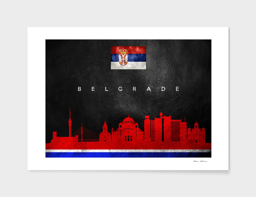 Belgrade Serbia Skyline
