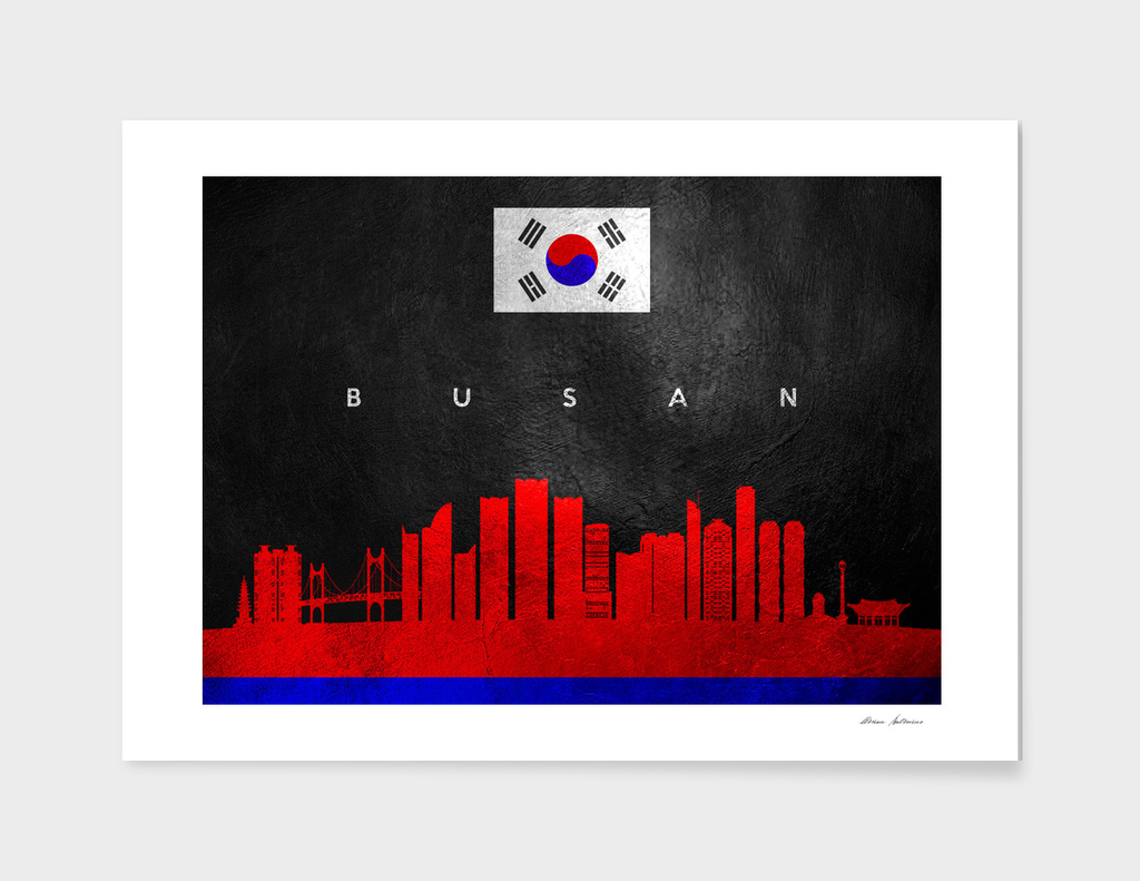 Busan South Korea Skyline