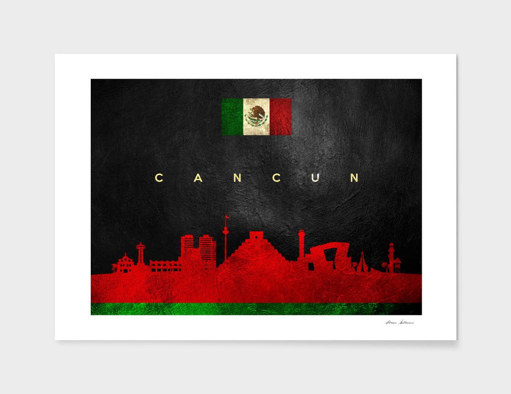 Cancun Mexico Skyline