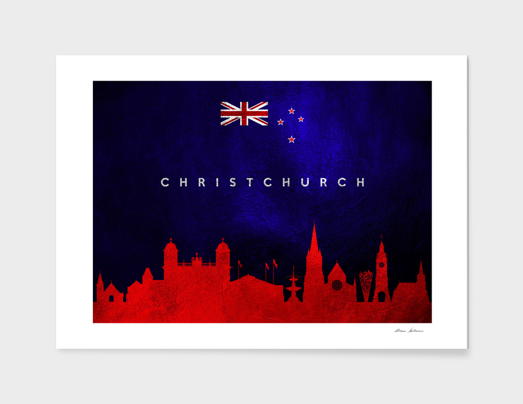 Christchurch New Zealand Skyline