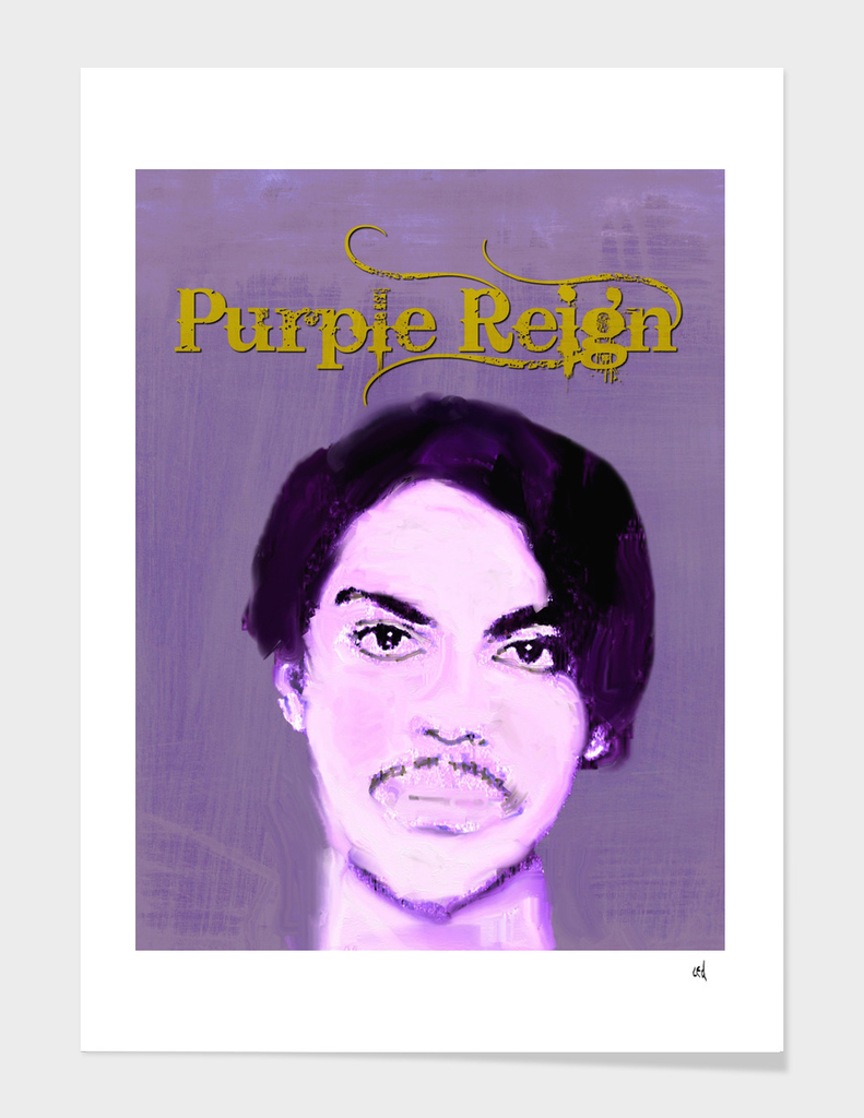 Purple Reign, Prince Portrait