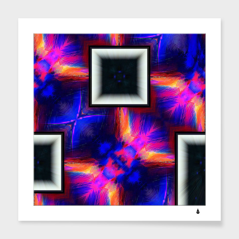 Box abstract frame square