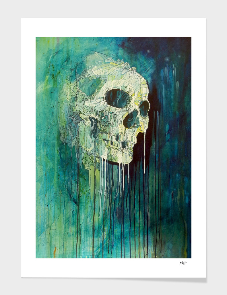Turquoise Skull