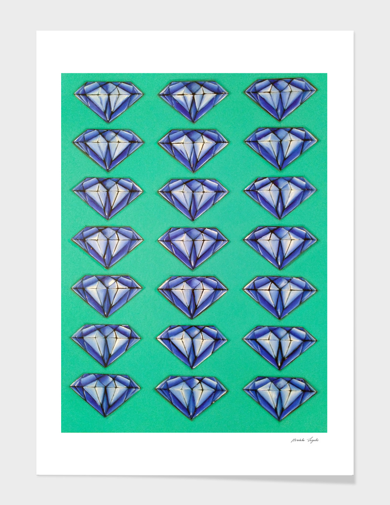 Diamonds (blue)