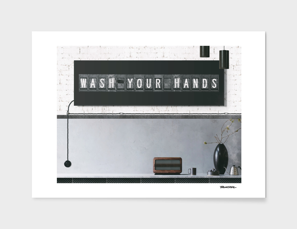 Wash your hands - fight corona