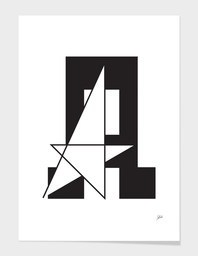Typography letter A