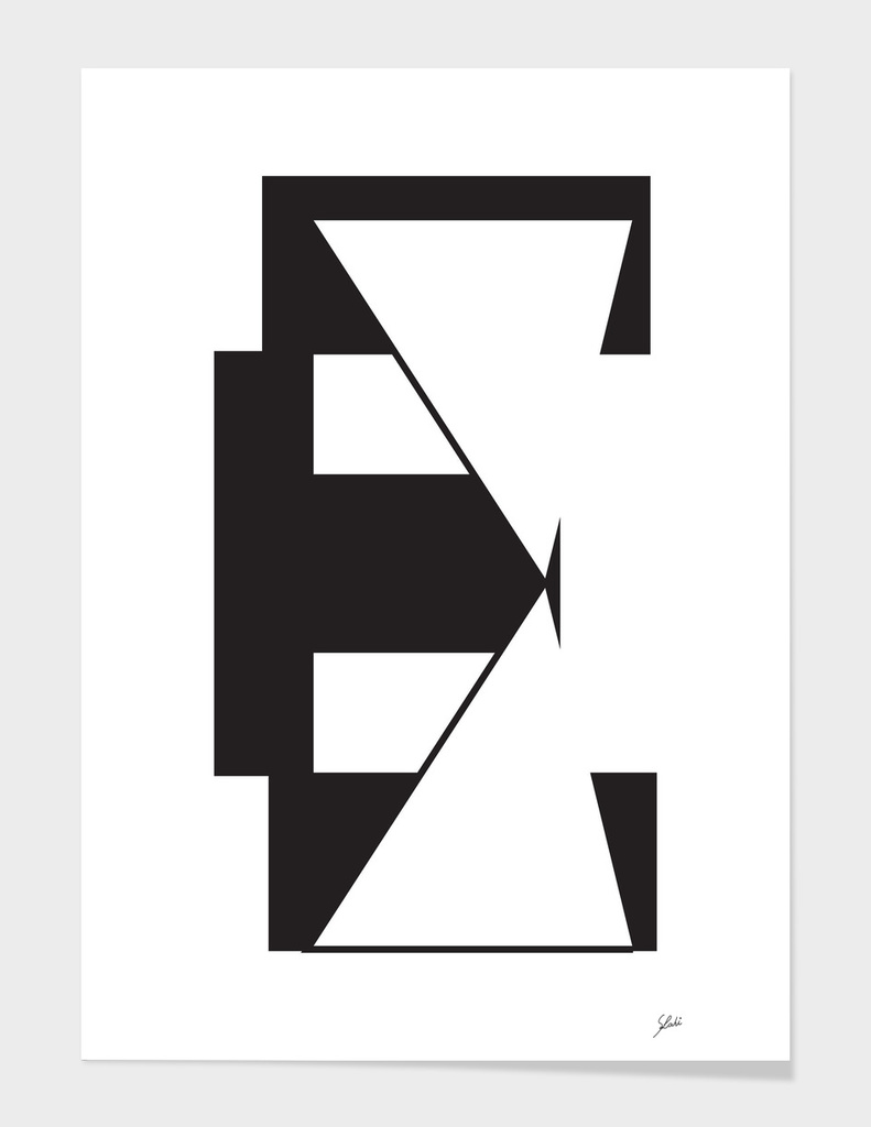 Typography letter E