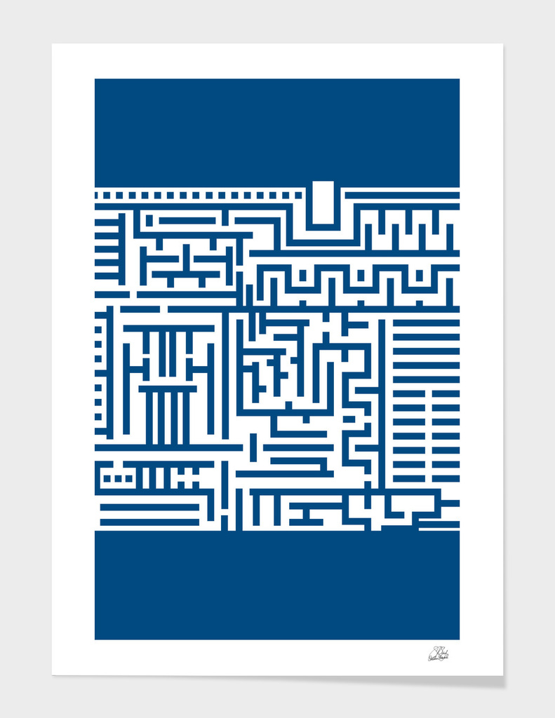 Maze Blue