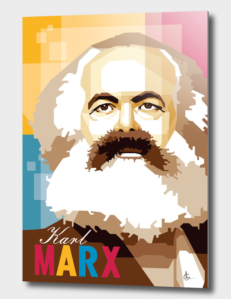 Karl Marx in WPAP SKINTONE