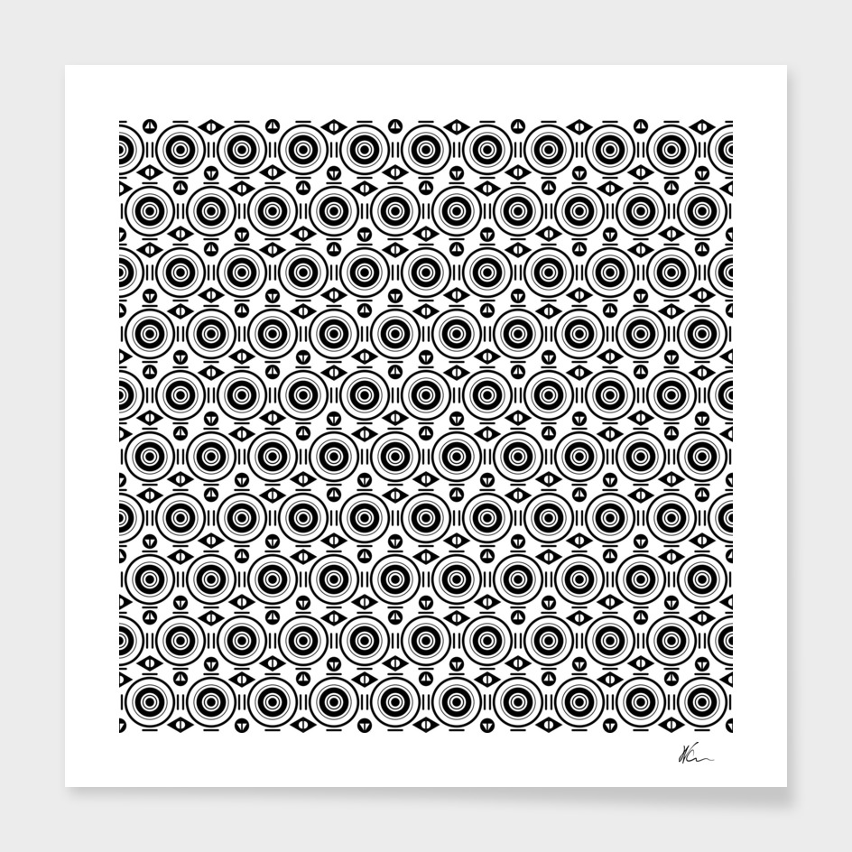 Black and White Pattern #3