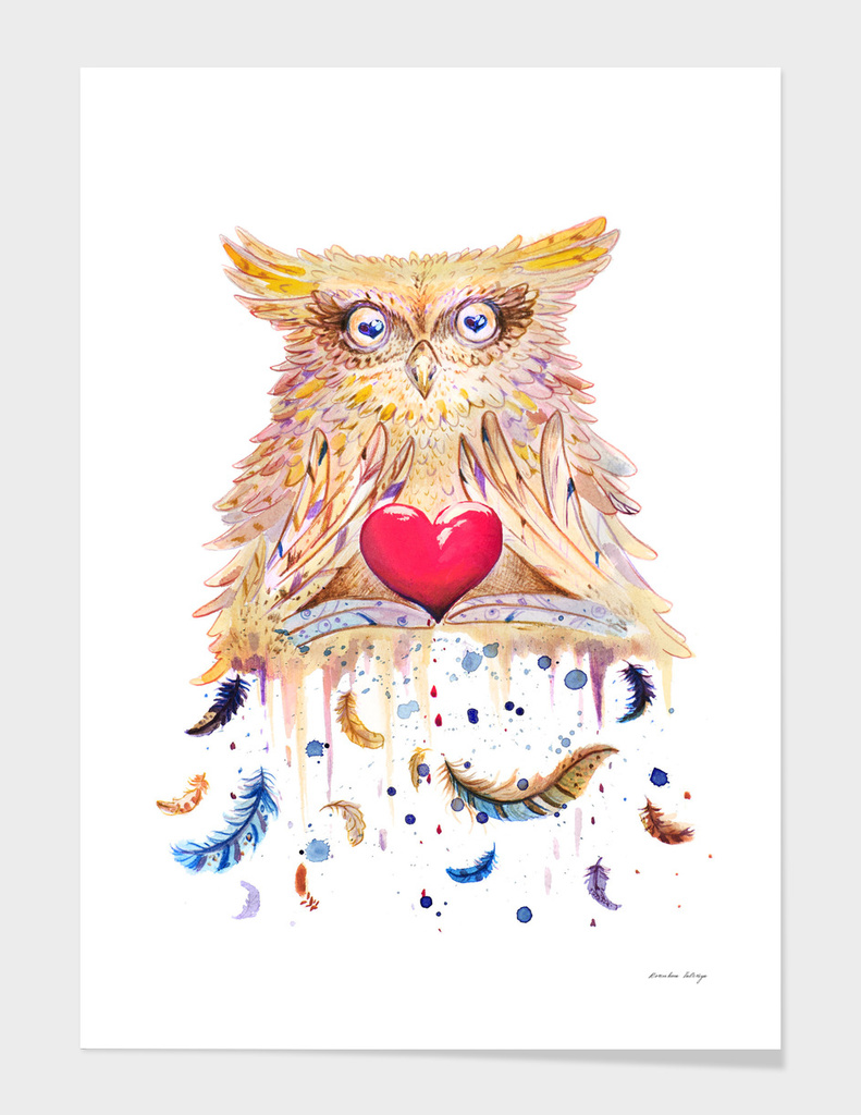 Owl with love