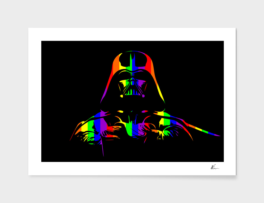 Gay Pride Darth Vader | Pop Art
