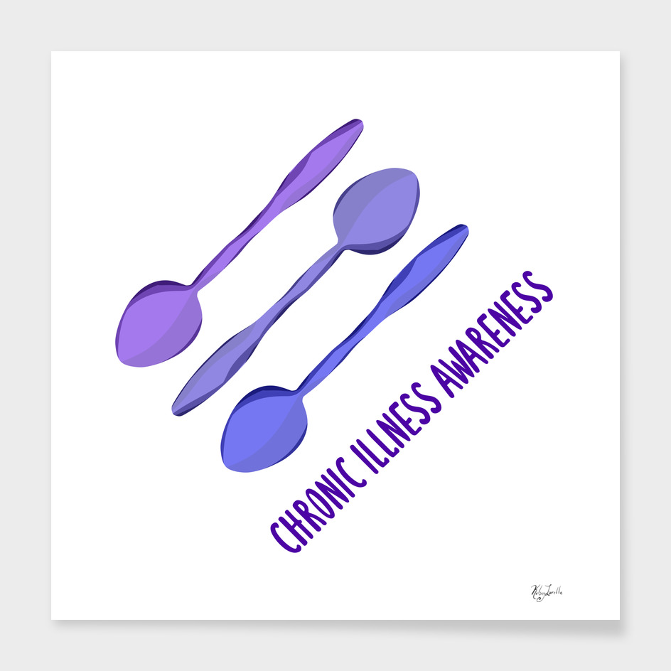 Chronic Illness Awareness (Purple Spoons)
