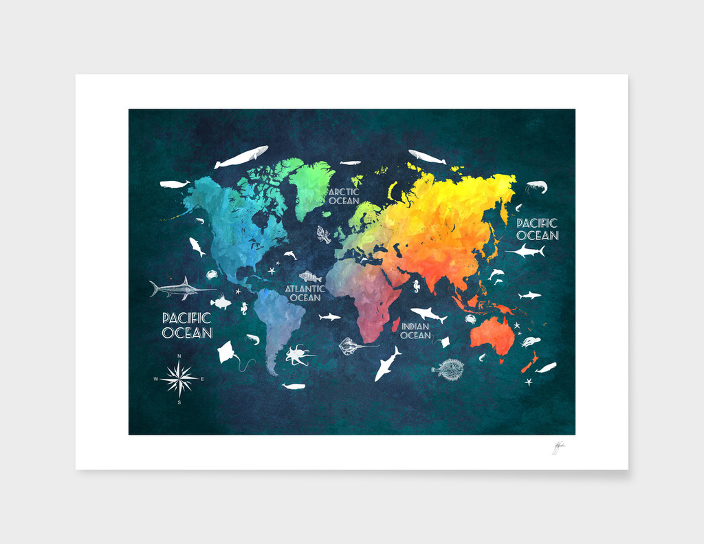 world map 4