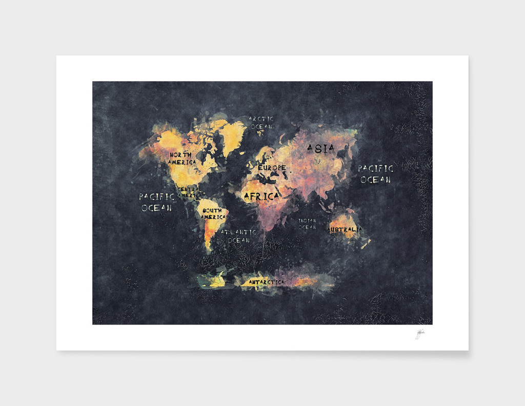world map 15